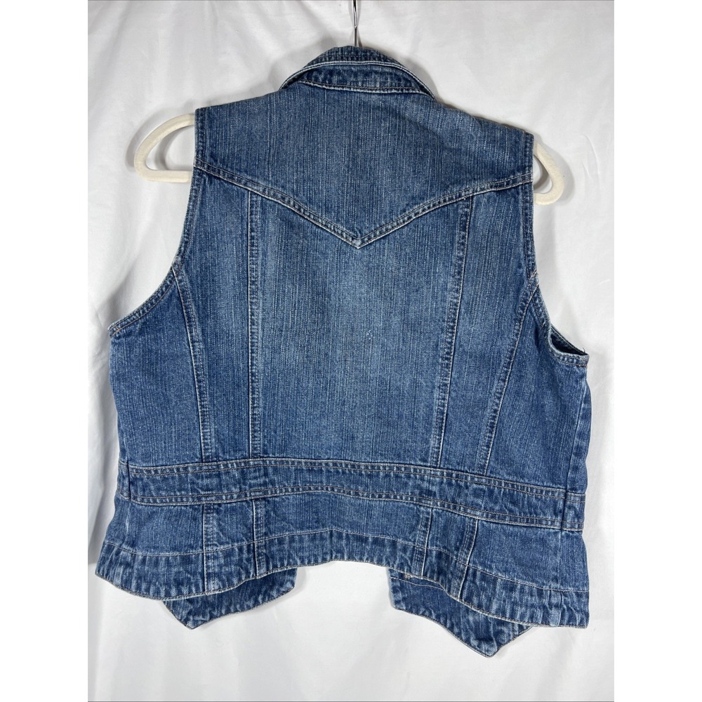 Carols Denims Vest‎ Sz Large Metal Buttons - Picture 11 of 16